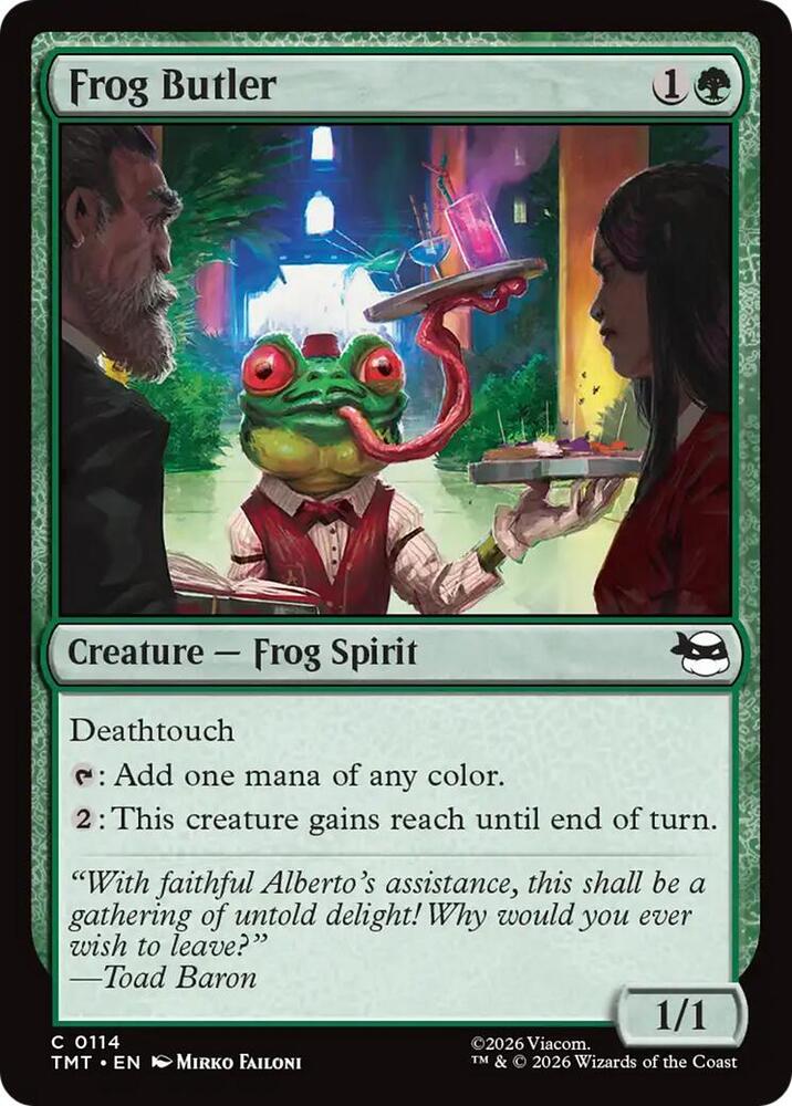 Frog Butler 114/190 (Teenage Mutant Ninja Turtles) - Foil