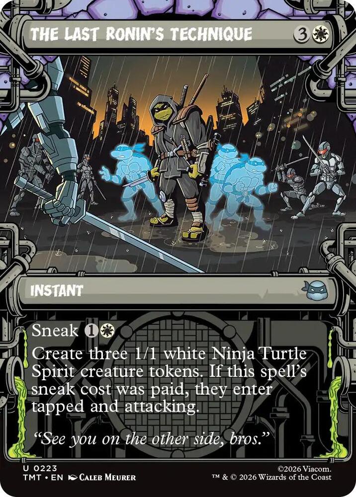The Last Ronin's Technique 223 (Teenage Mutant Ninja Turtles) - Showcase Foil