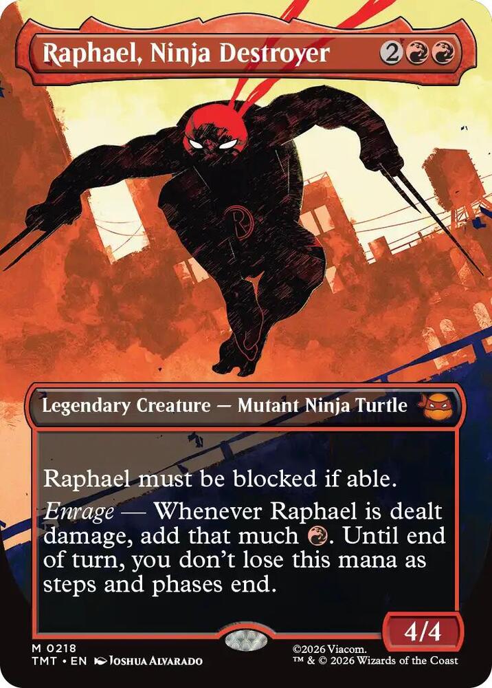 Raphael, Ninja Destroyer 218 (Teenage Mutant Ninja Turtles) - Borderless