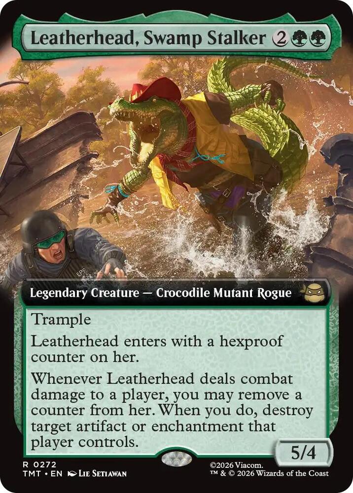 Leatherhead, Swamp Stalker 272 (Teenage Mutant Ninja Turtles) - Extended Art