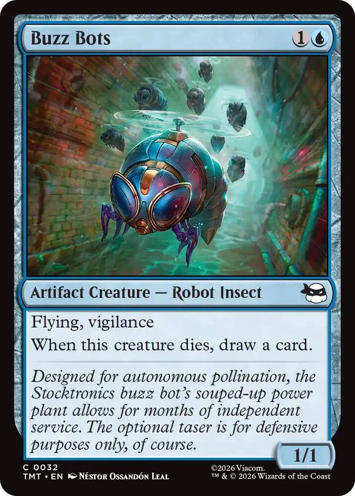 Buzz Bots 32/190 (Teenage Mutant Ninja Turtles) - Foil