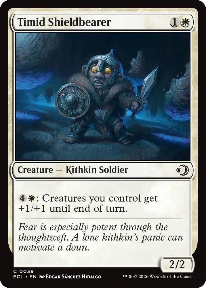 Timid Shieldbearer 39 (Lorwyn Eclipsed)