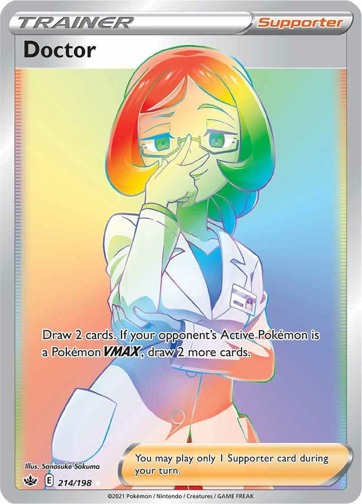 Doctor Secret 214/198 (SWSH06: Chilling Reign) - Holofoil