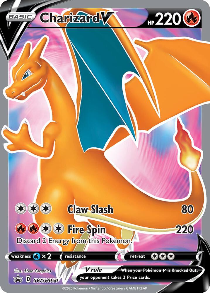 Charizard V SWSH050 (SWSH: Sword & Shield Promo Cards) - Holofoil