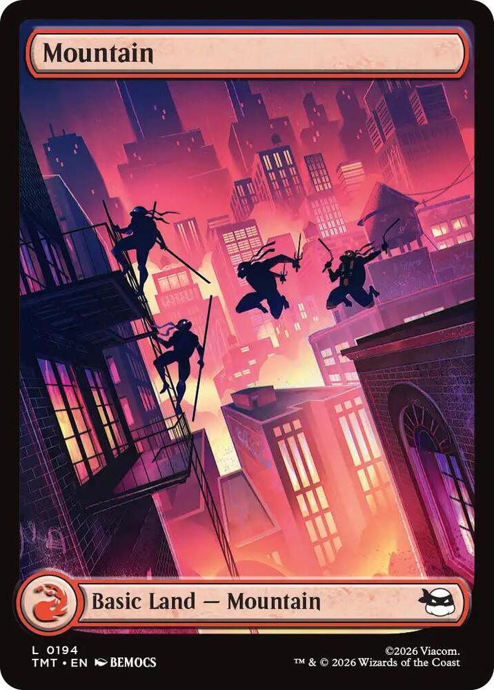 Mountain 194/190 (Teenage Mutant Ninja Turtles) - Full Art