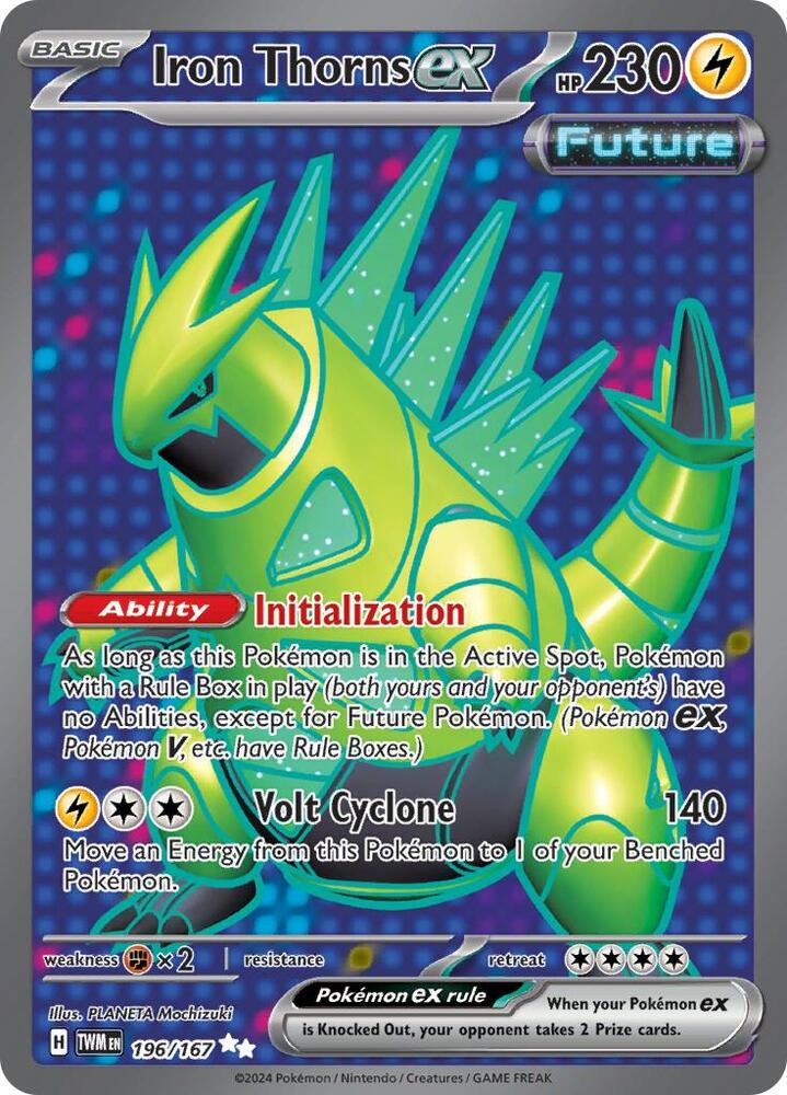 Iron Thorns ex 196/167 (SV06: Twilight Masquerade) - Holofoil