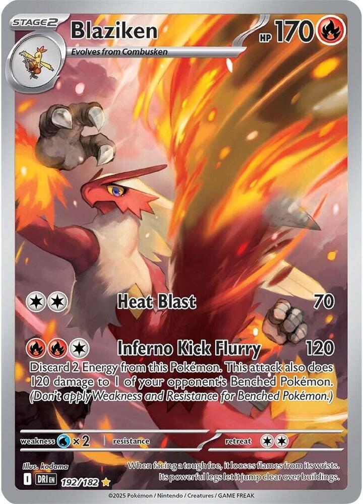Blaziken 192/182 (SV10: Destined Rivals) - Holofoil
