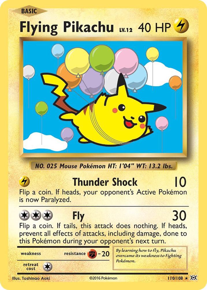Flying Pikachu 110/108 (XY - Evolutions)
