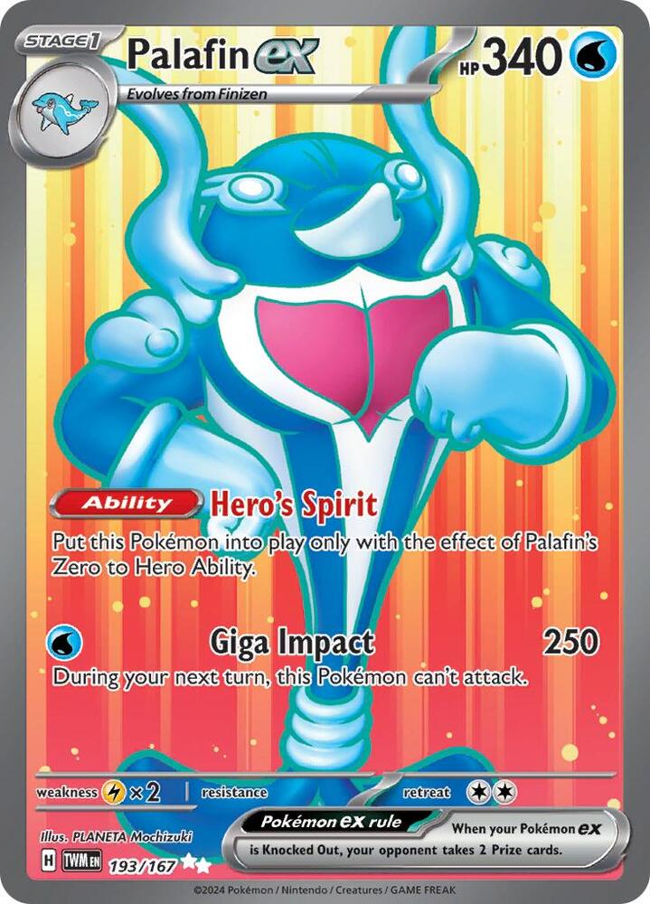 Palafin ex 193/167 (SV06: Twilight Masquerade) - Holofoil
