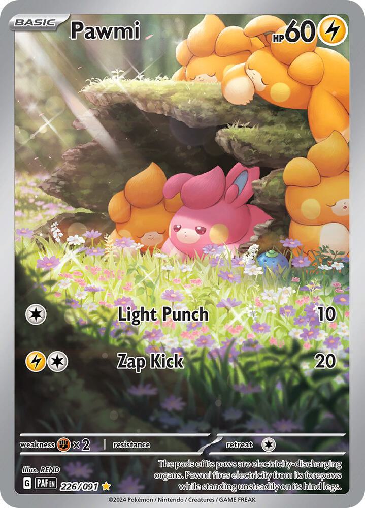 Pawmi 226 091 226/091 (SV: Paldean Fates) - Holofoil