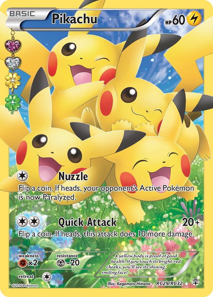 Pikachu RC29/RC32 (Generations: Radiant Collection) - Holofoil