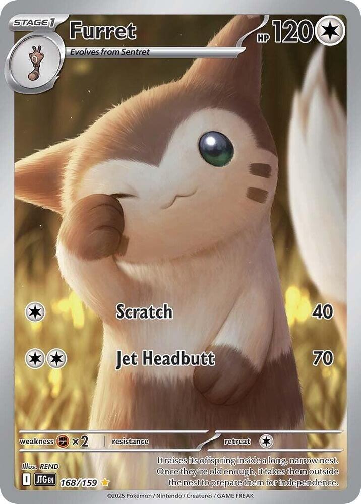 Furret 168/159 (SV09: Journey Together) - Holofoil