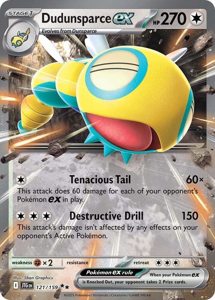 Dudunsparce ex 121/159 (SV09: Journey Together) - Holofoil