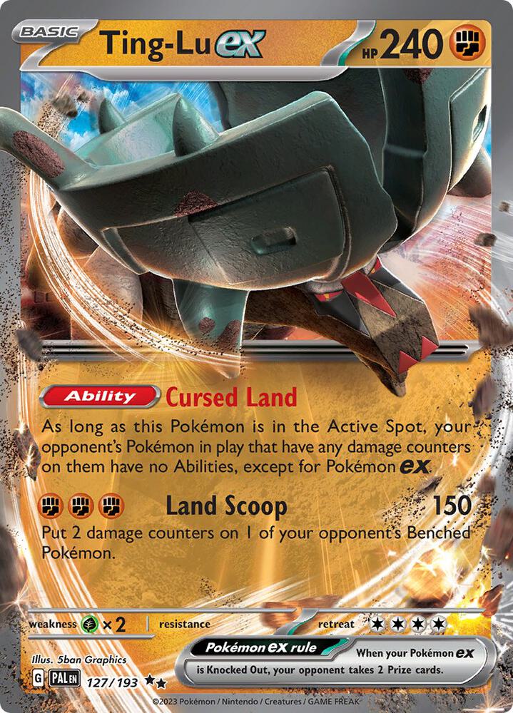 Ting-Lu ex 127/193 (SV02: Paldea Evolved) - Holofoil