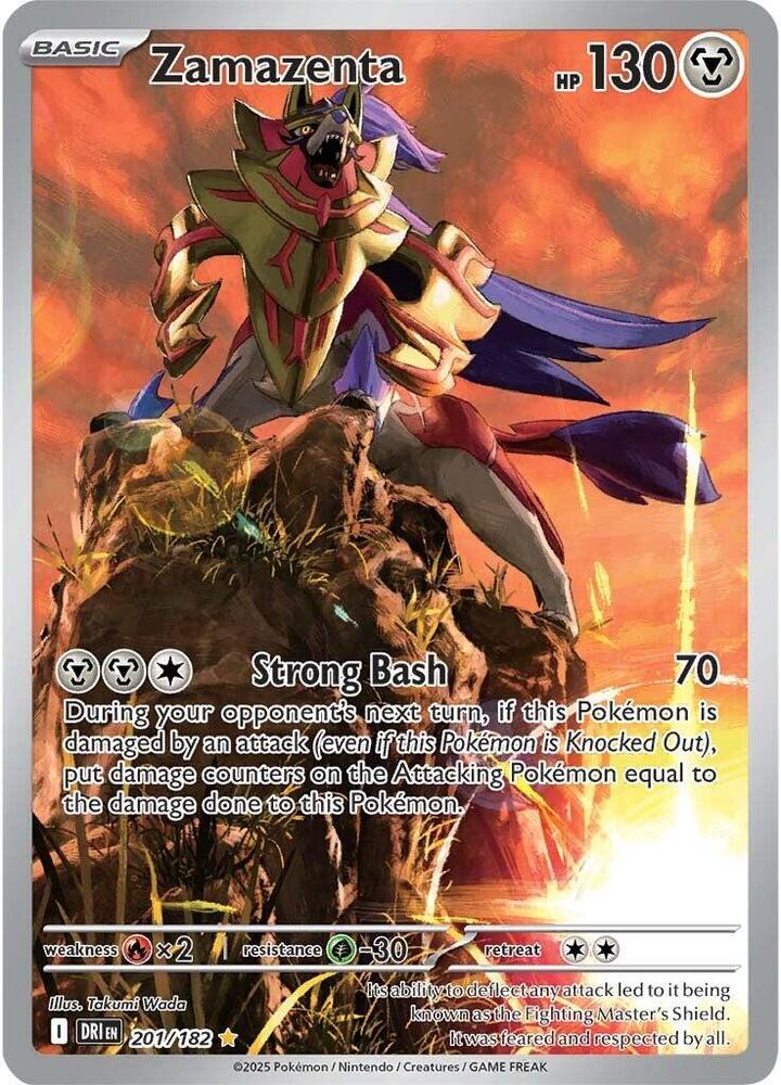 Zamazenta 201/182 (SV10: Destined Rivals) - Holofoil