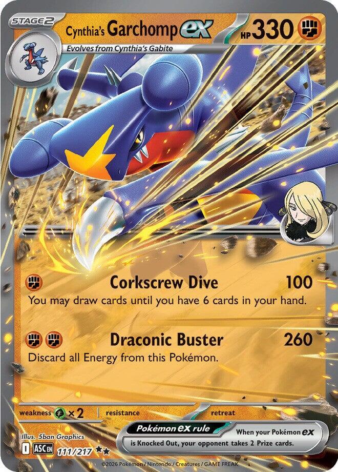 Cynthias Garchomp ex 111/217 (ME: Ascended Heroes) - Holofoil