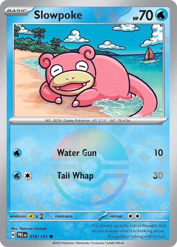 Slowpoke 018/131 (SV: Prismatic Evolutions) - Poke Ball Holofoil