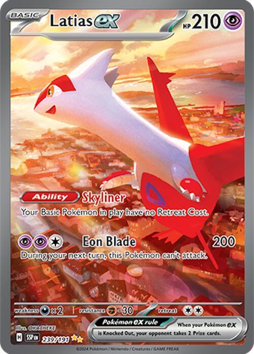 Latias ex 239/191 (SV08: Surging Sparks) - Holofoil