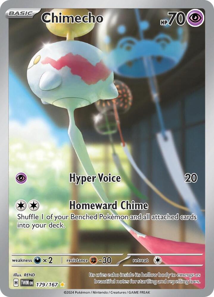 Chimecho 179/167 (SV06: Twilight Masquerade) - Holofoil