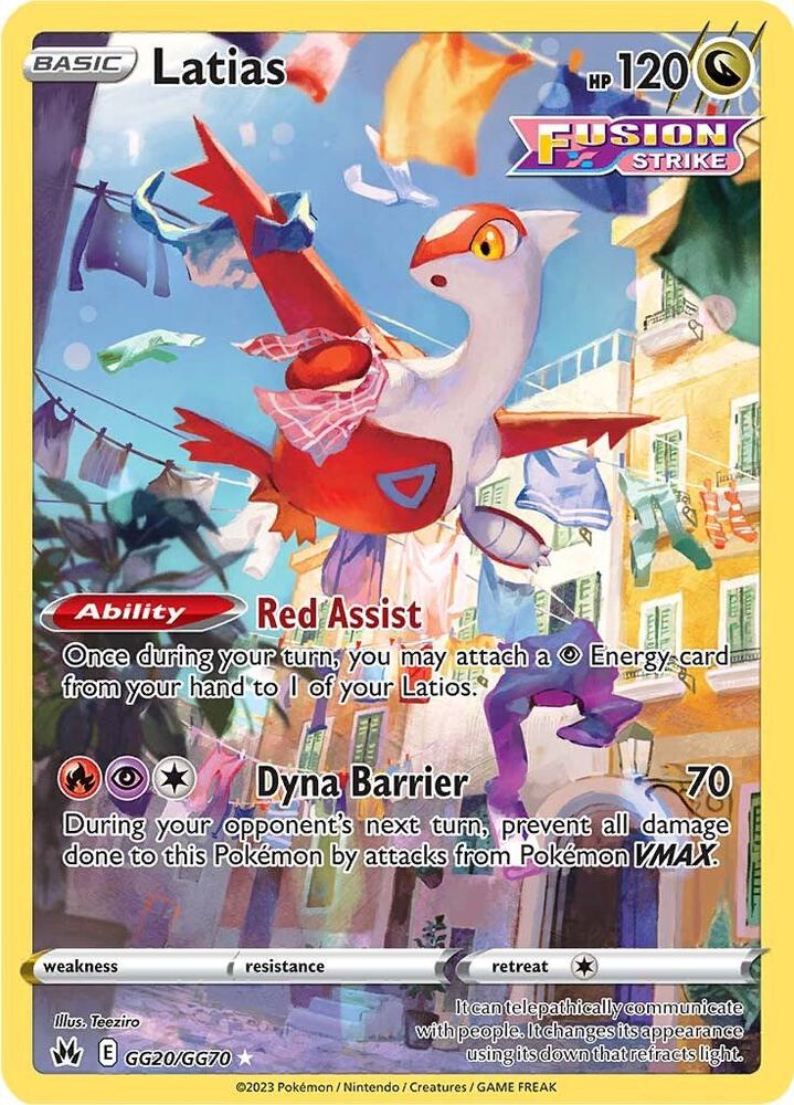 Latias GG20/GG70 (Crown Zenith: Galarian Gallery) - Holofoil