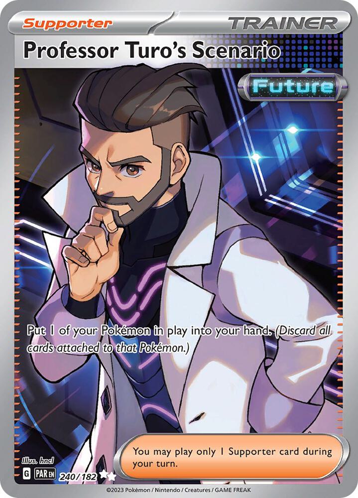 Professor Turo's Scenario 240/182 (SV04: Paradox Rift) - Holofoil