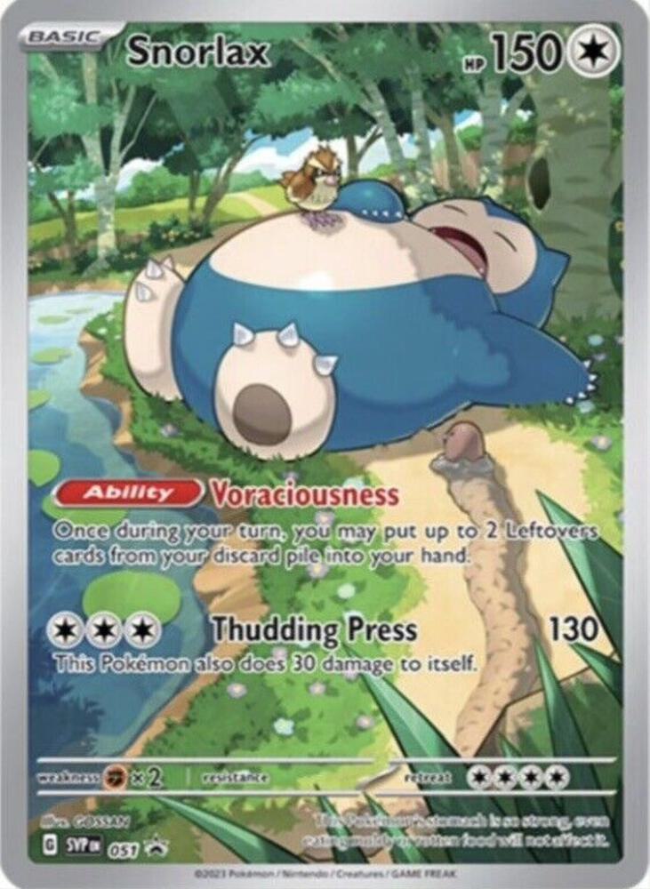 Snorlax 051 (SV: Scarlet & Violet Promo Cards) - Holofoil