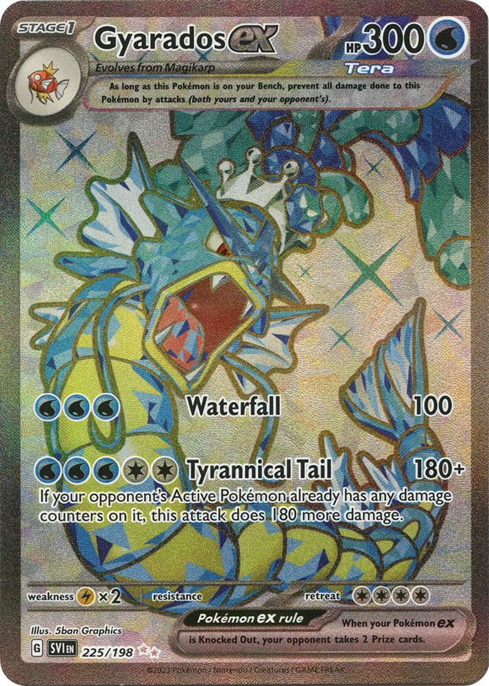 Gyarados ex 225/198 (SV01: Scarlet & Violet Base Set) - Holofoil