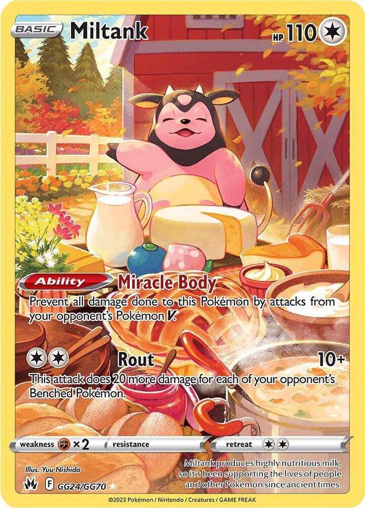 Miltank GG24/GG70 (Crown Zenith: Galarian Gallery) - Holofoil