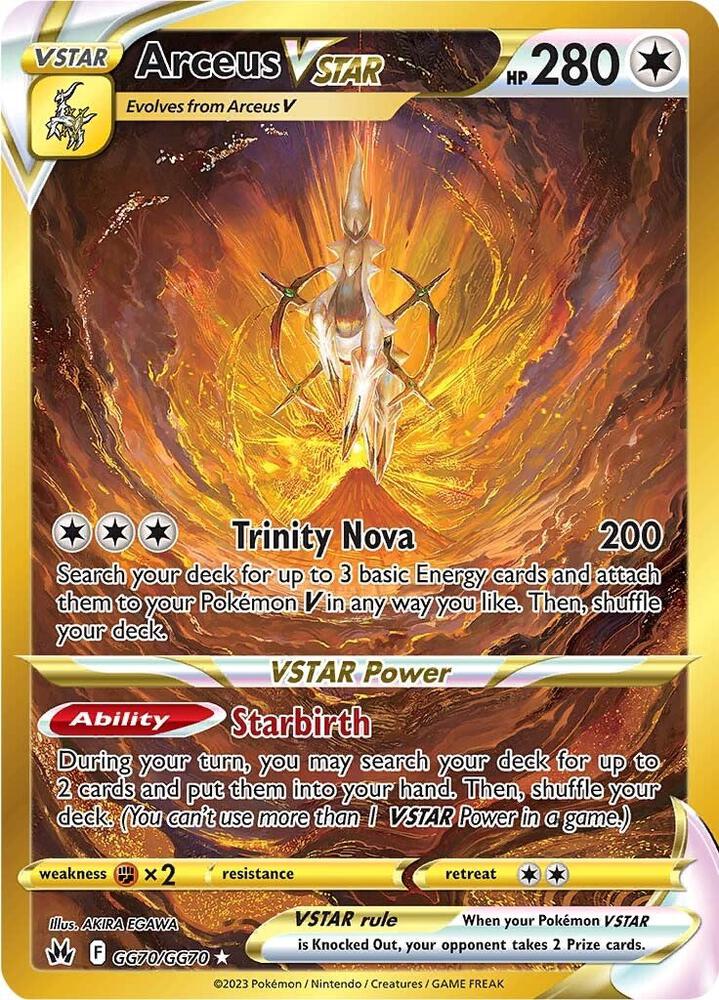 Arceus VSTAR Secret GG70/GG70 (SWSH: Crown Zenith: Galarian Gallery) - Holofoil
