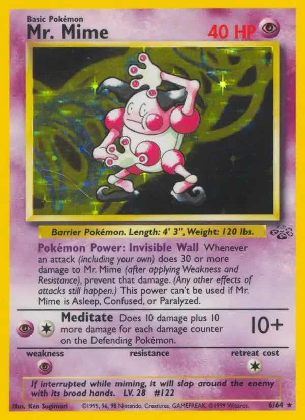 Mr. Mime 06/64 (Jungle) - Unlimited Holofoil