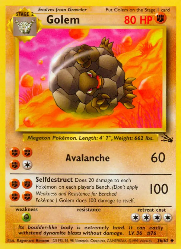Golem 36/62 (Fossil) - Unlimited