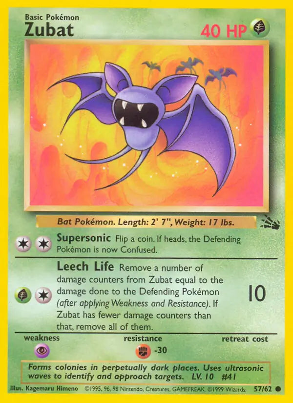 Zubat 57/62 (Fossil) - Unlimited