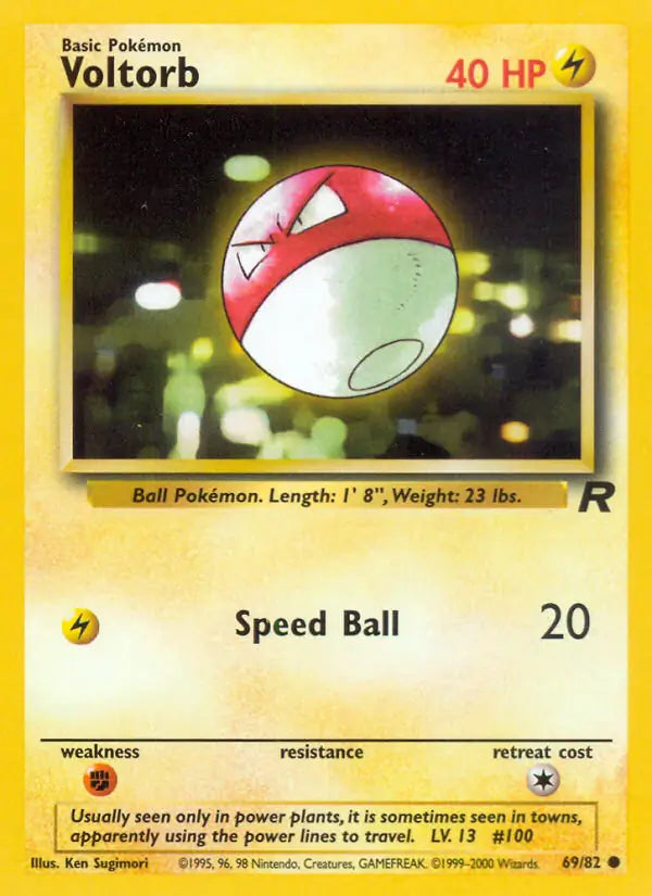 Voltorb 69/82 (Team Rocket) - Unlimited