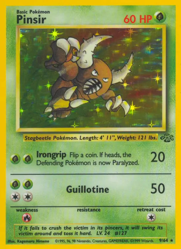 Pinsir 09/64 (Jungle) - Unlimited Holofoil