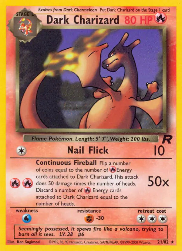 Dark Charizard 21/82 (Team Rocket) - Unlimited