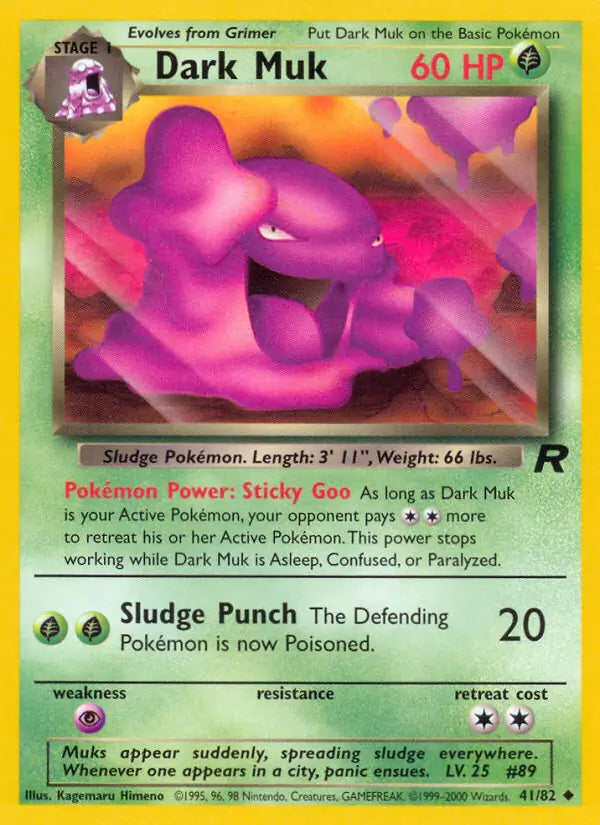 Dark Muk 41/82 (Team Rocket) - Unlimited