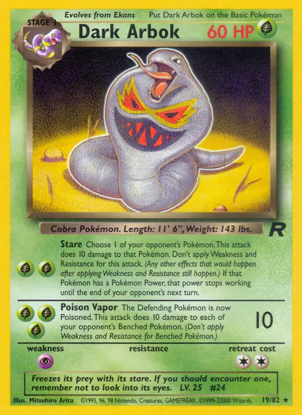 Dark Arbok 19/82 (Team Rocket) - Unlimited