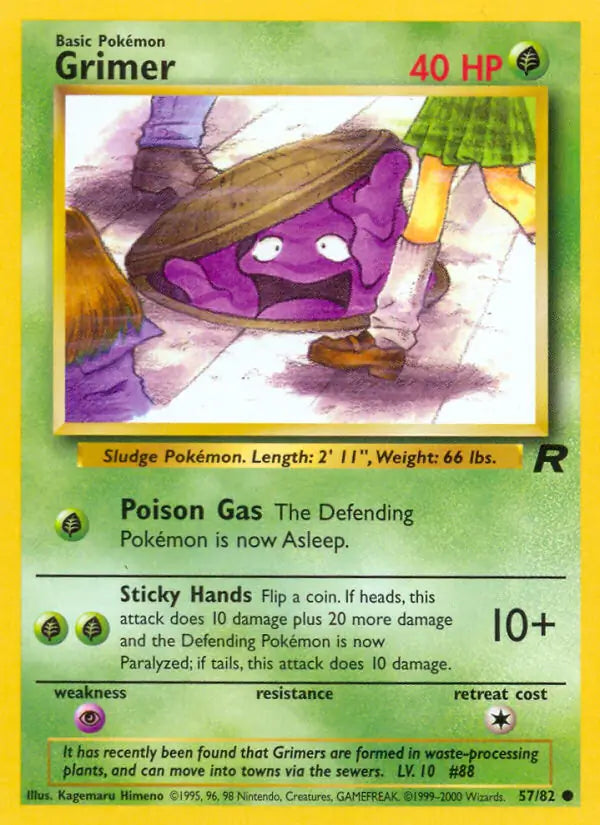 Grimer 57/82 (Team Rocket) - Unlimited
