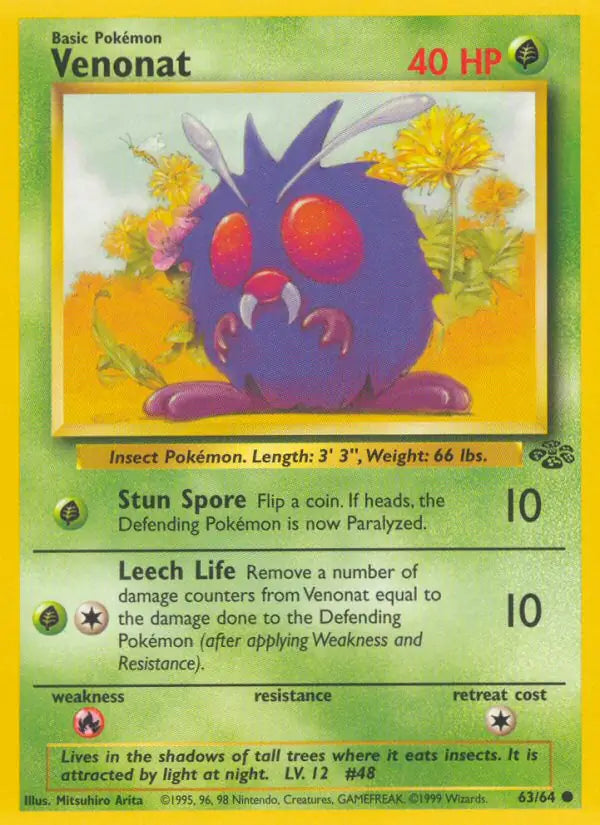 Venonat 63/64 (Jungle) - Unlimited