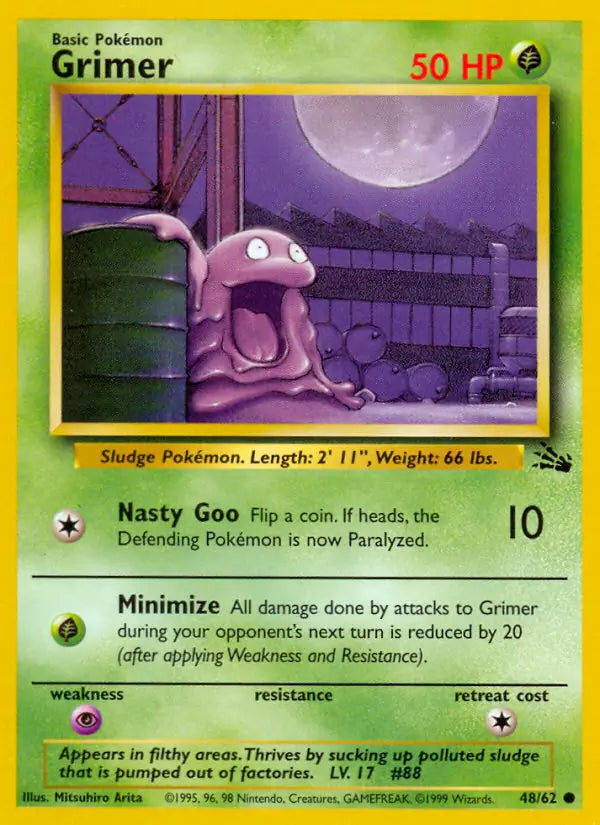 Grimer 48/62 (Fossil) - Unlimited
