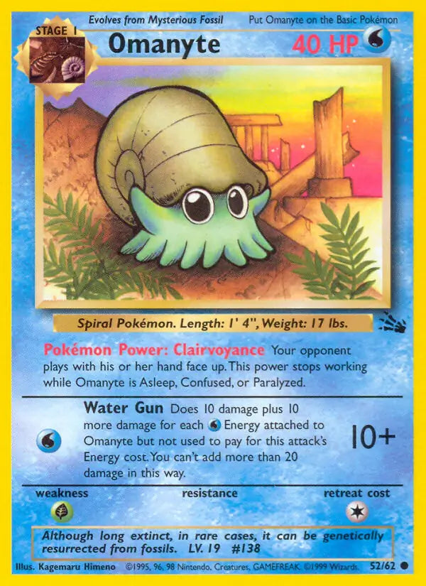 Omanyte 52/62 (Fossil) - Unlimited