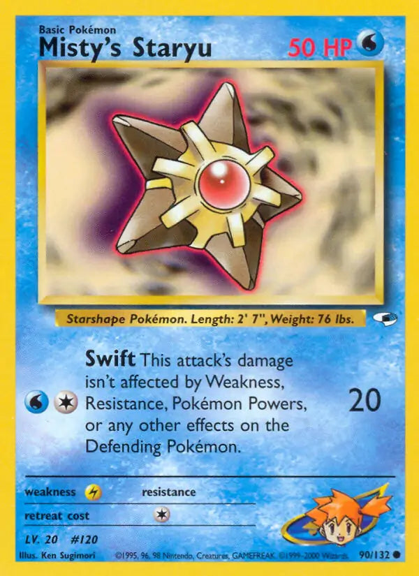 Misty's Staryu 090/132 (Gym Heroes) - Unlimited