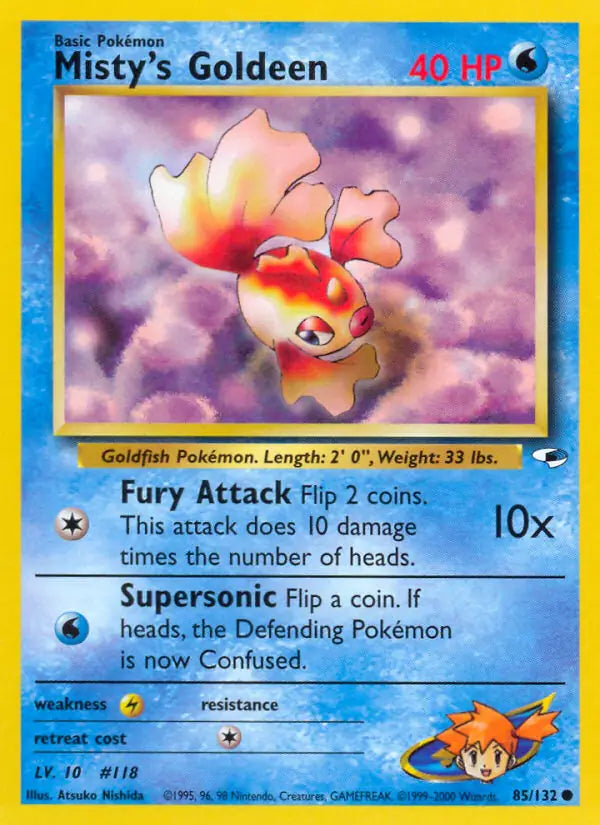 Misty's Goldeen 085/132 (Gym Heroes) - Unlimited