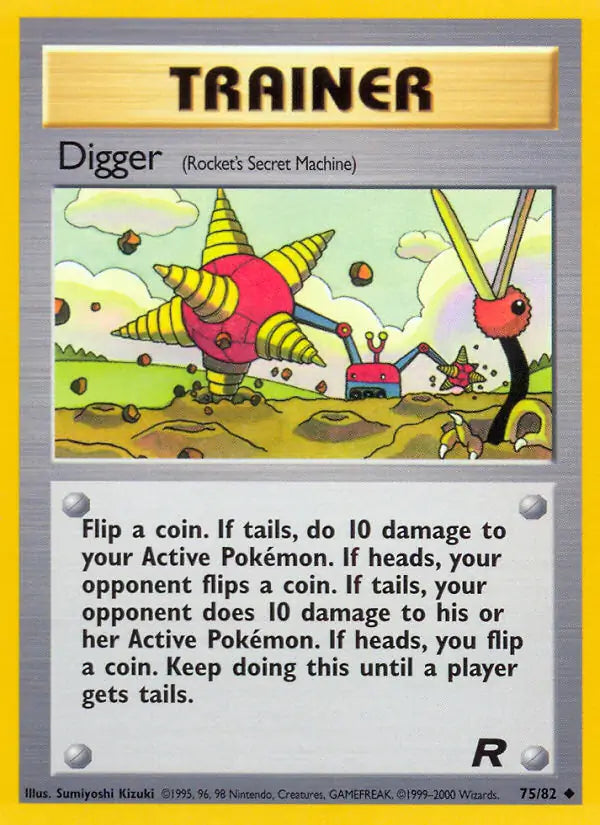 Digger Rocket's Secret Machine 75/82 (Team Rocket) - Unlimited