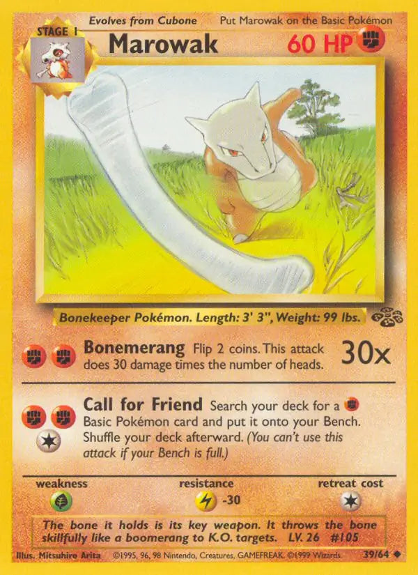 Marowak 39/64 (Jungle) - Unlimited