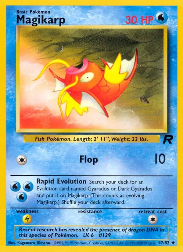 Magikarp 47/82 (Team Rocket) - Unlimited