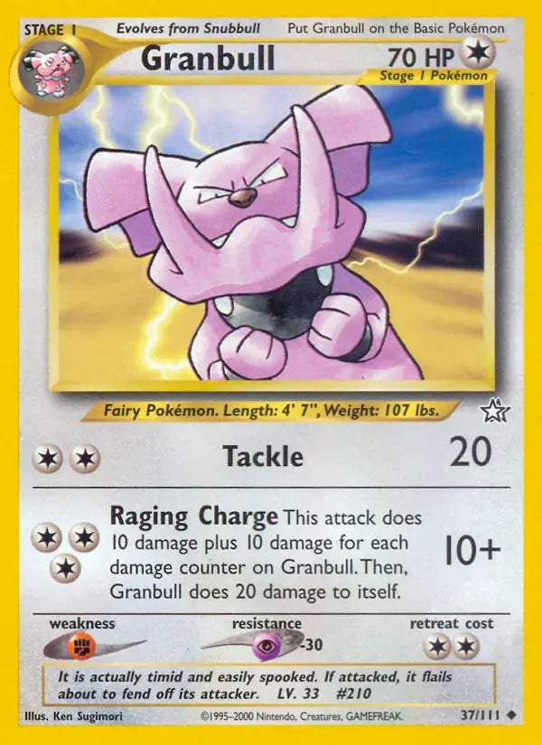Granbull 037/111 (Neo Genesis) - Unlimited