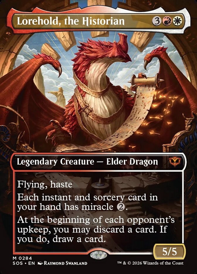 Lorehold, the Historian 284 (Secrets of Strixhaven) - Borderless Foil