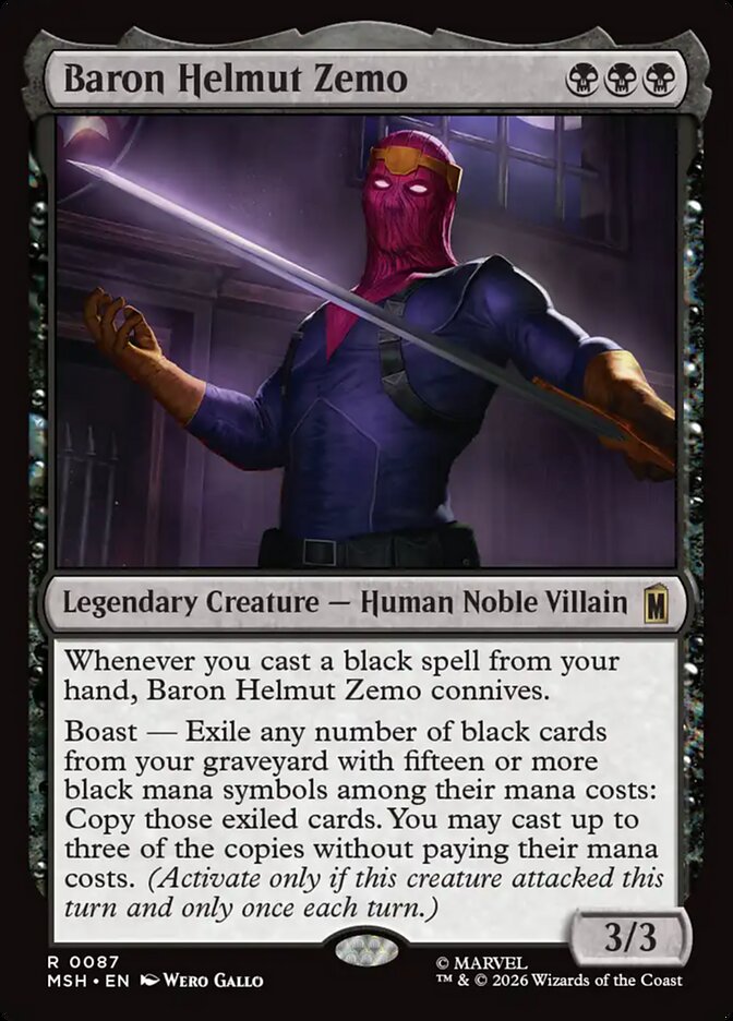 Baron Helmut Zemo 87 (Marvel Super Heroes)