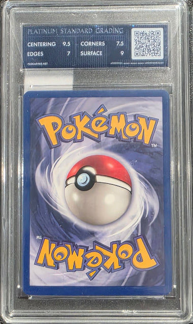 PSG 8 - DARK CHARIZARD RARE #21 - 2000 POKEMON TEAM ROCKET 1ST EDITION GRADED CARD